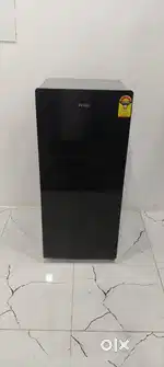 Haier 5star glass finished latest model in black colour with bill