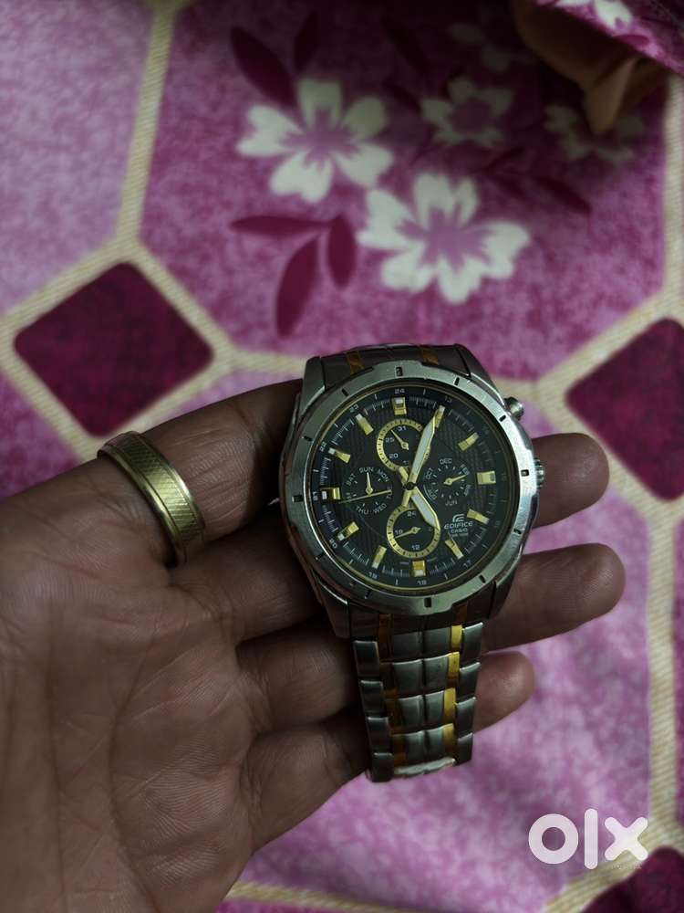 Casio Edifice Analog Black Dial Men's Watch - EF-328SG-1AVDF(ED377)