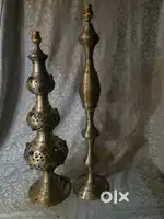 Antique pure brass solid heavy electric lamps