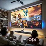 Buy 300Inch 4K Projector Watch TV Movies Cricket Indoor Outdoor Screen
