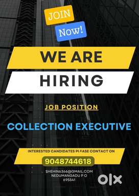 We are hiring Collection executive for Bajaj finance
