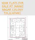Luxurious & Family Homes 4bhk Flats Available For Sale @ jhanki nagar