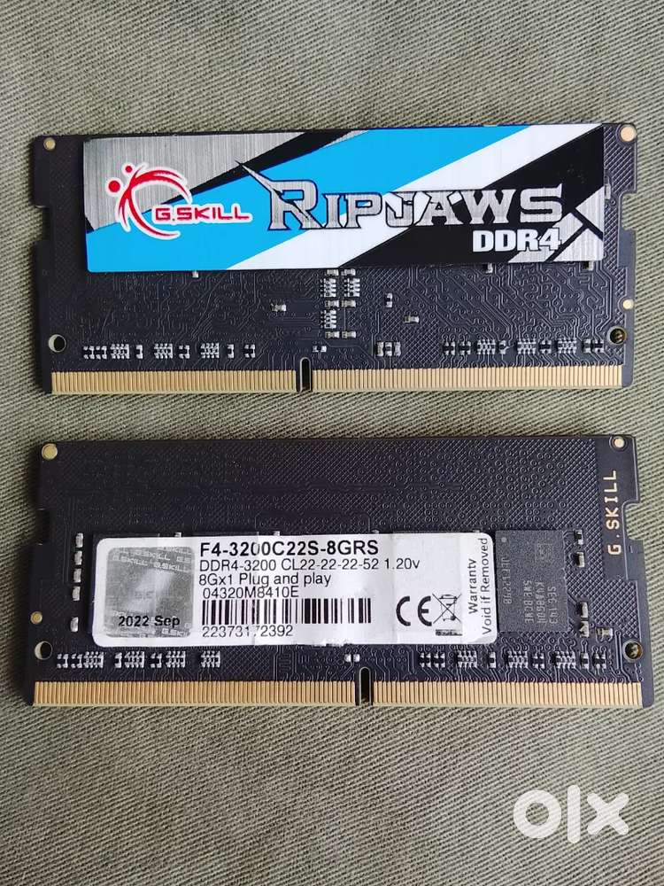 G.Skill RIPJAWS SO-DIMM 3200Hz 16GB DDR4 (8GB*2)