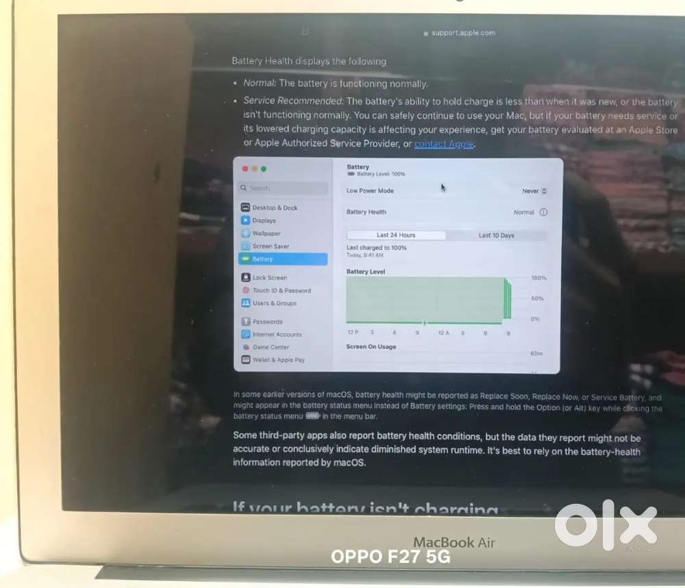 Apple macbook Air 2017 model