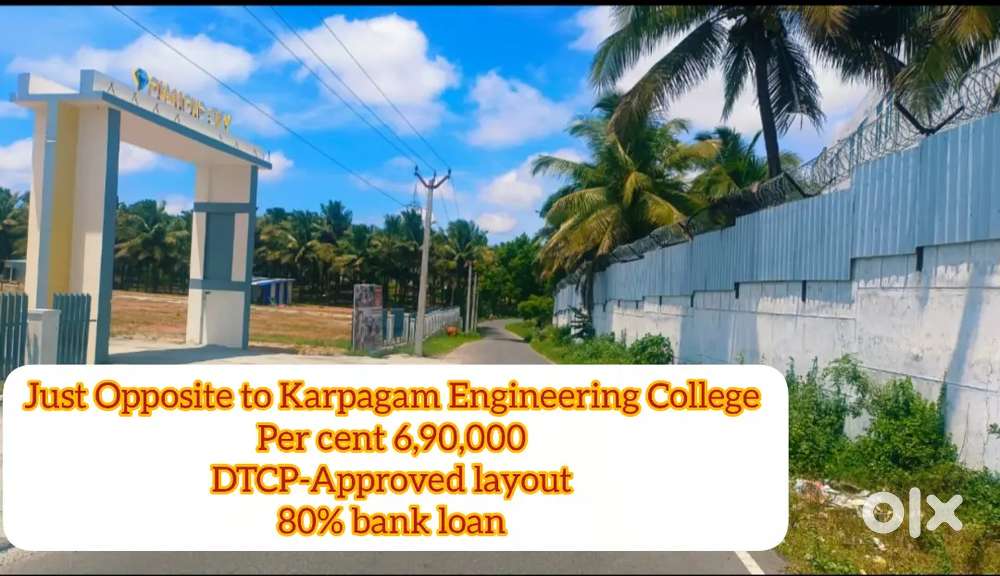 DTCP-Approved site at othakalmandapam Opposite to Karpagam College