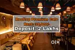 Fully Furnished Premium Rooftop Cafe Available