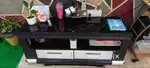 Stylish Black & White Wooden TV Unit