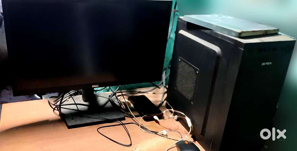 4 gb ram -128 ssd -500 gb hard disk- i5 Generation -21in deel monitar-