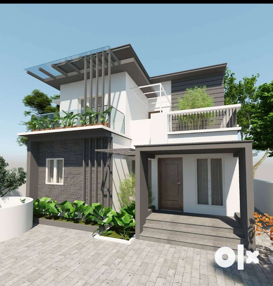 Three bedroom house with open well and compound wall @ Peramangalam