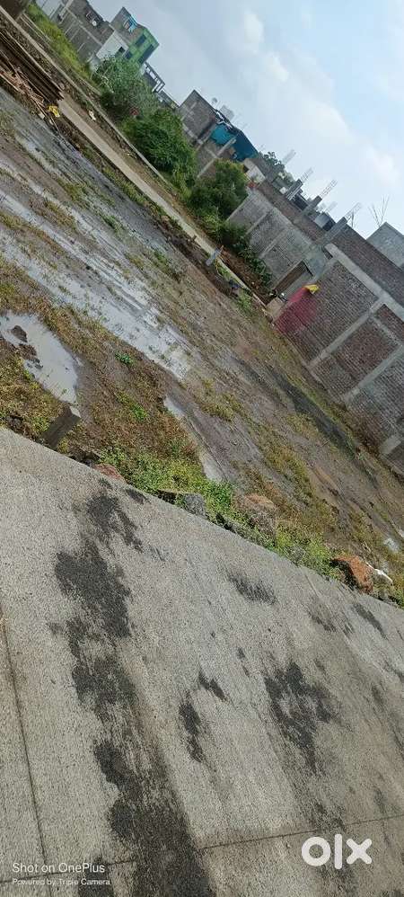 600 sqft plot for sell, cement road with drainage pipe line.