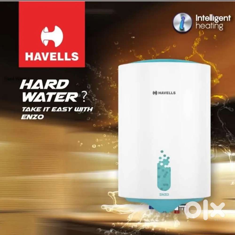 Havells geyser 10 ltr ENZO  Hard Water :- Take it easy with ENZO