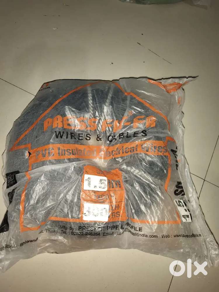Electrical wire presfit