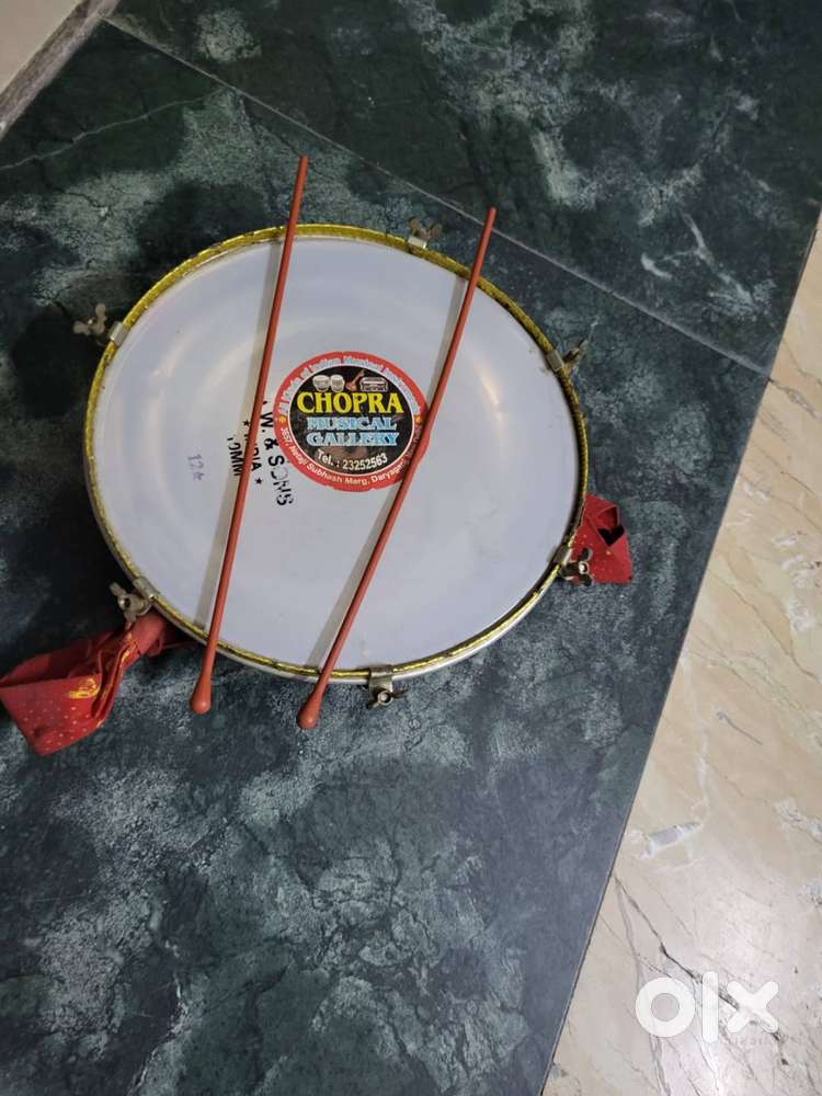 Musical Tasha Drum Set with Pair of Sticks and Belt - Size: 10 inch