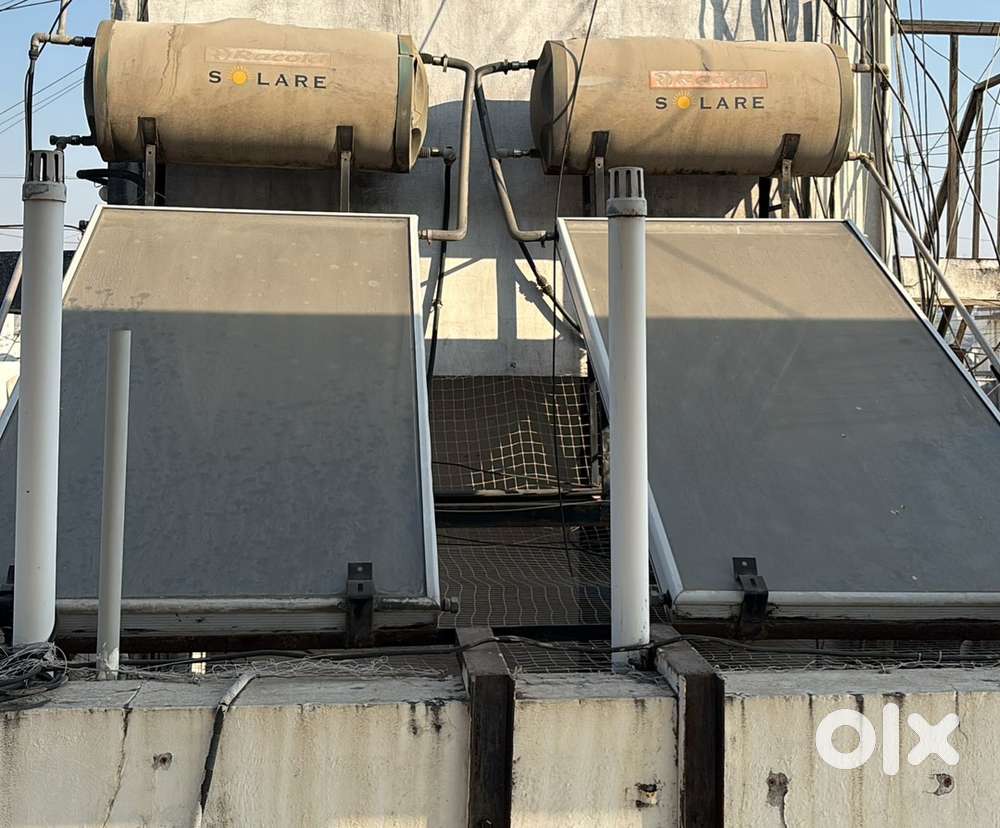 Two solar water heaters