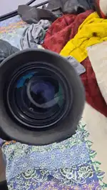 Rare Recording camera +lens , not working powerchord missing