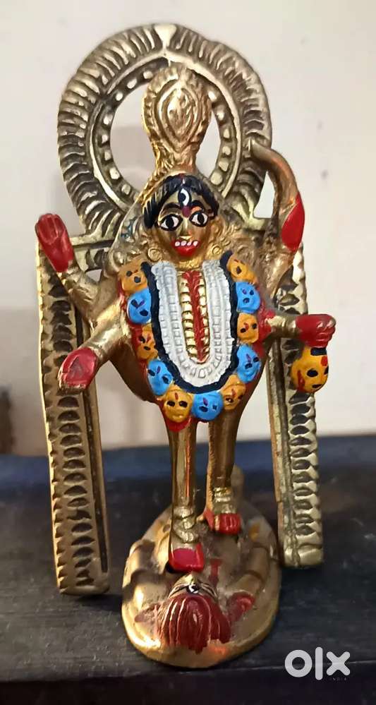 Brass Kali Goddess Statue