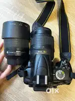 NikonD5000 DSLR plus extra 55-200MM lens excellent condition rs 35,000