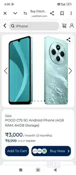 Poco c 75 5g