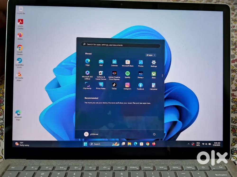 Microsoft Surface Laptop - i7 16Gb Ram 1TB SSD win 11 pro Touch