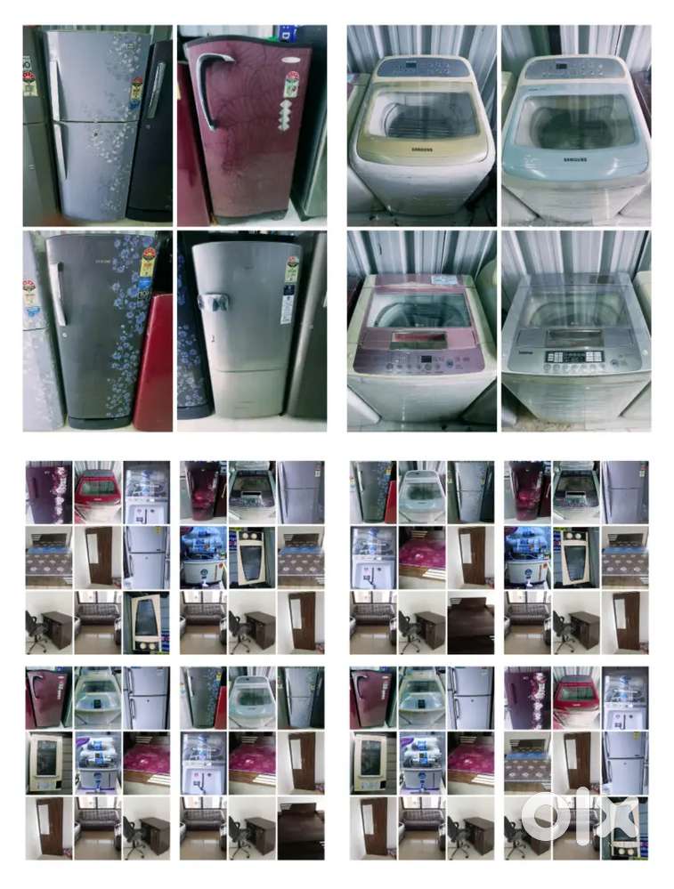 Washing machine on fridge on all furniture rent service