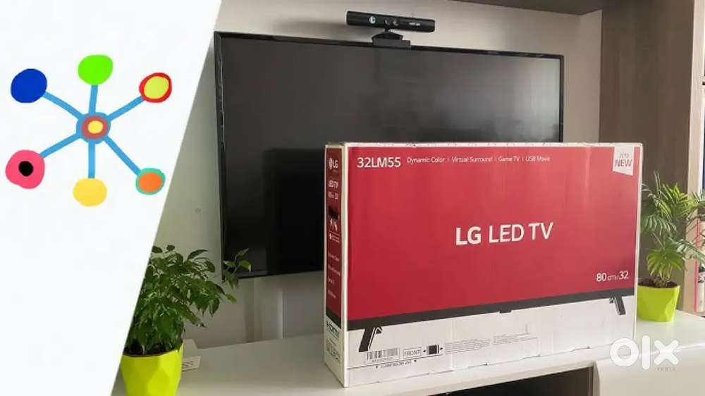 QLED TV SMART WIFI 5G TV WITH WARRANTY