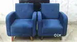 2 seater sofa set brand new VELVET dual (price each seat 7500)