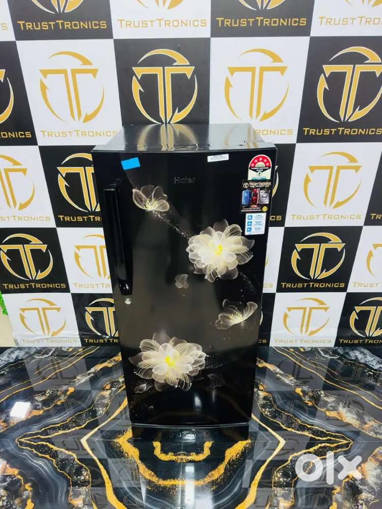 Haier 5 star Rating 190liters Latest Flower Design Single Door Fridge