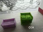 Gas oven and plastic rack