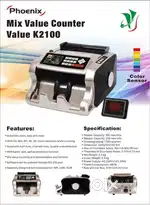 Mix cash counting machine used