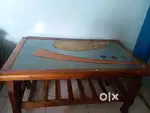 Teak wood teapoy