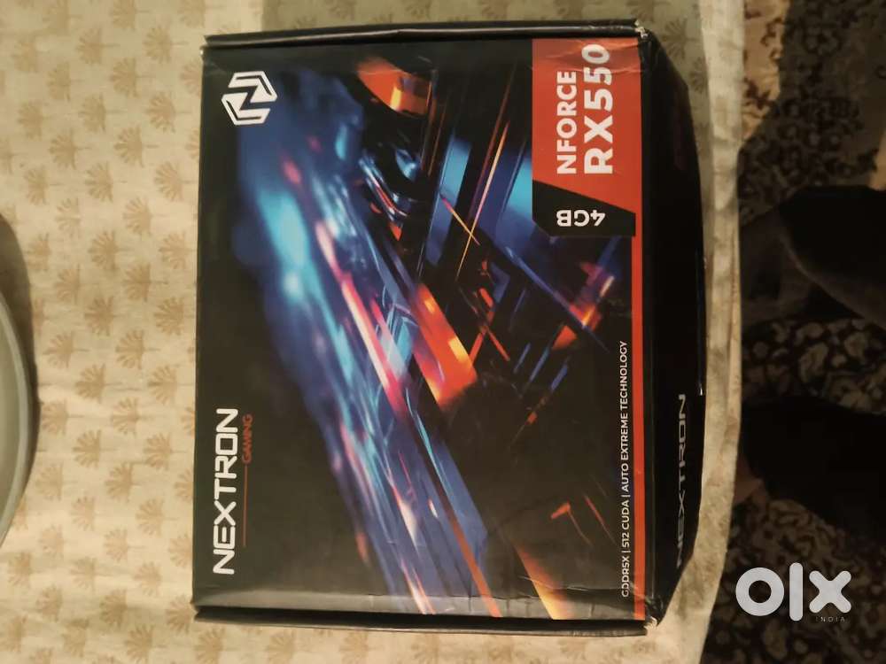 Nexton rx 550 4gb gpu newly purchased (2 week used)