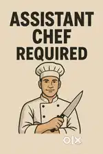 Experienced Assistant Chef ( Kaarigar)