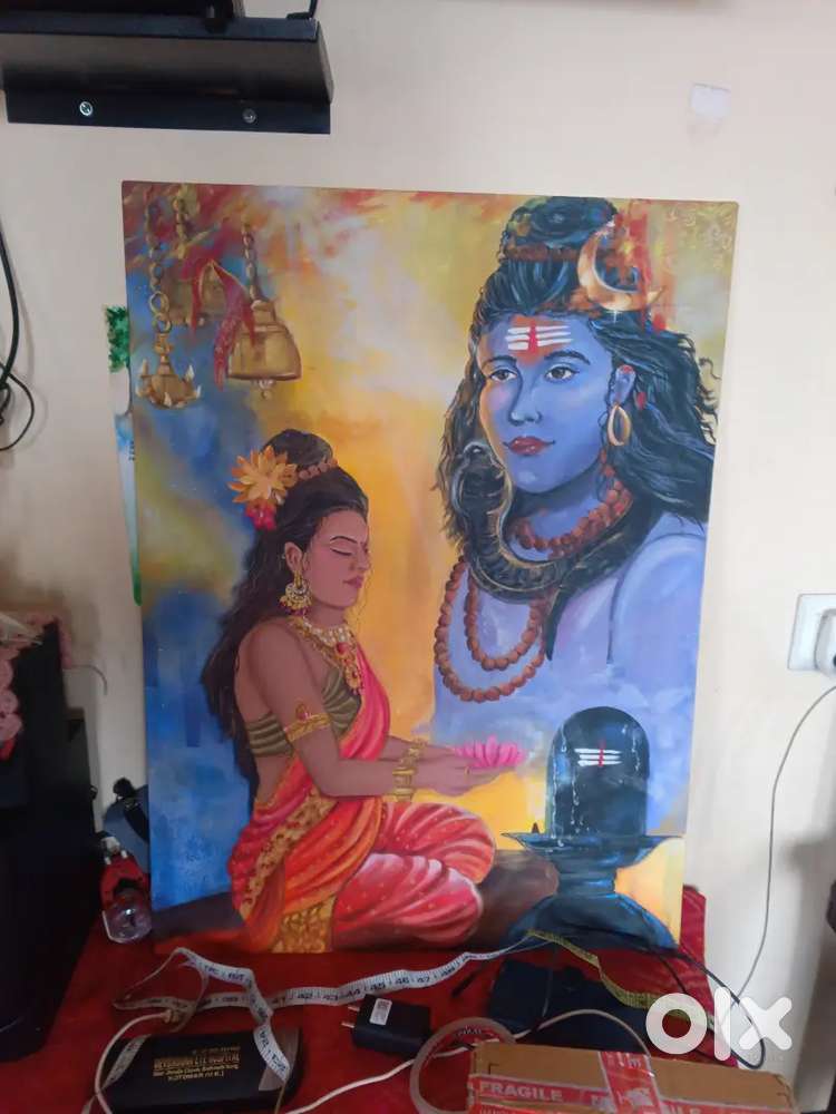 Painting of Shiv parvati