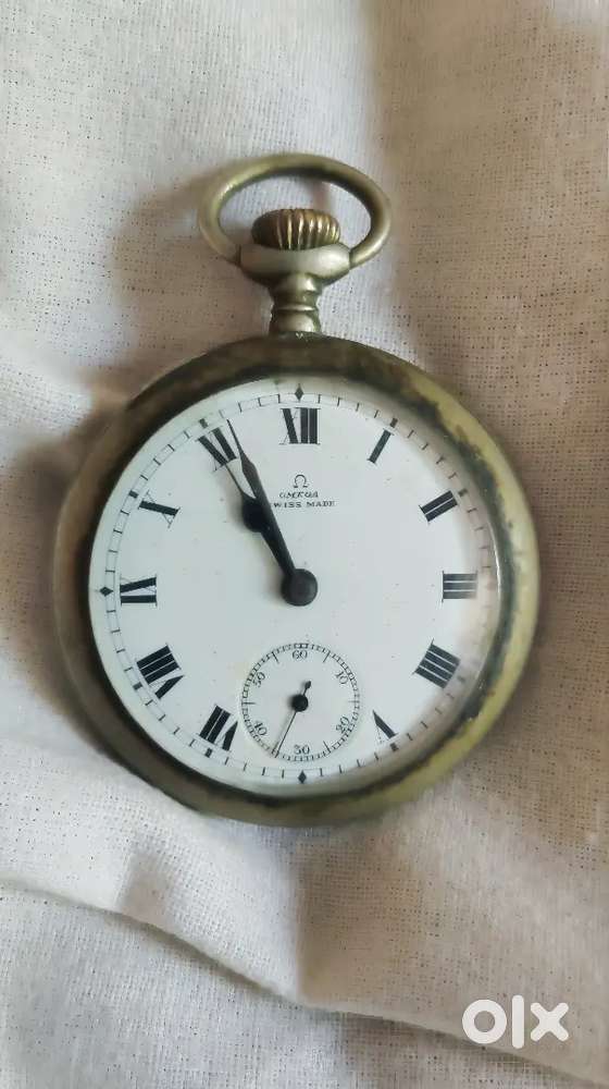 Vintage Omega Swiss Pocket Watch 1910s Mechanical 15 Jewels Antique