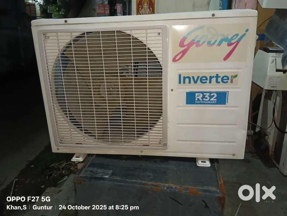 Godrej 1.5ton 3Star Inverter AC Perfect Condition All Set