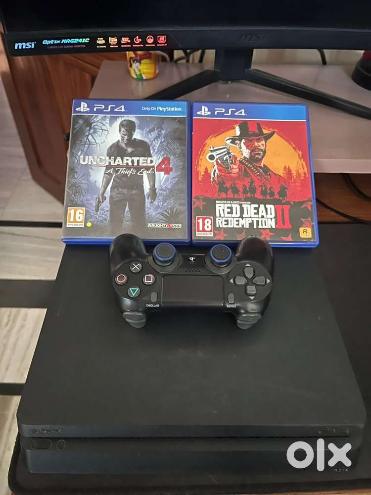 PS4 Slim 512GB with 2 Games and Controller