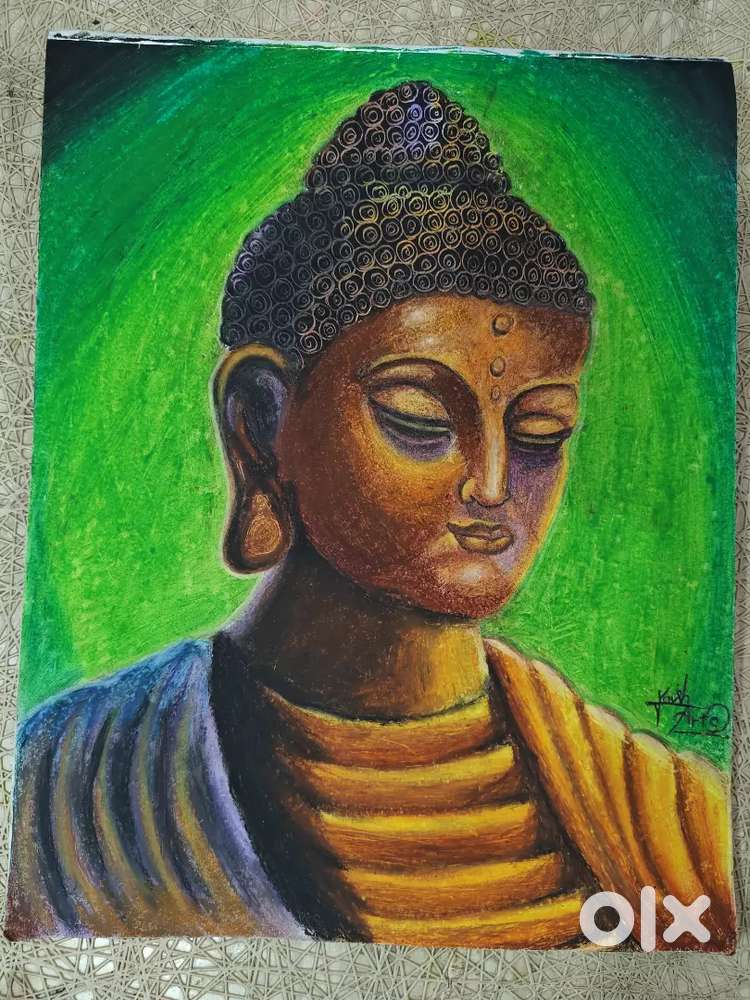 My favourite handmade buddha painting and this is ones of the peace.