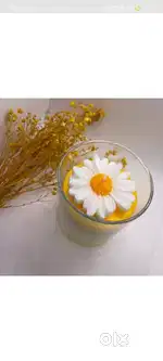 Handmade luxury candle with fragrance