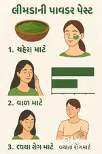 લીમડાના પાંદડાઓ માંથી તૈયાર કરેલ પાવડર છે. #આયુર્વેદિક_ઉપચાર