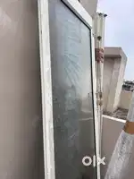 Aluminium door with tuffon glass