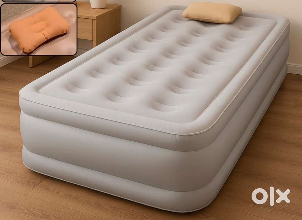 Portable Inflatable Folding Bed With Pillow And a Air motor With Box