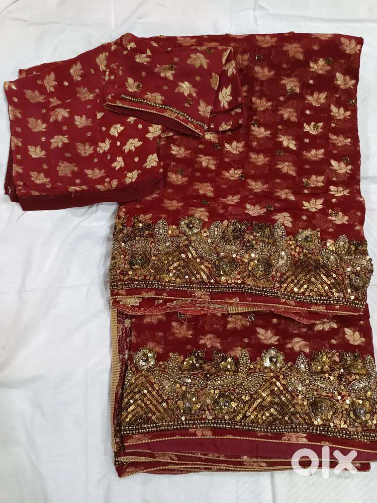 Designer work saree