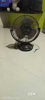 small fan and tv