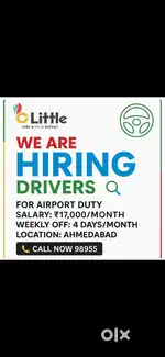 Urgent Hiring Driver Airport location