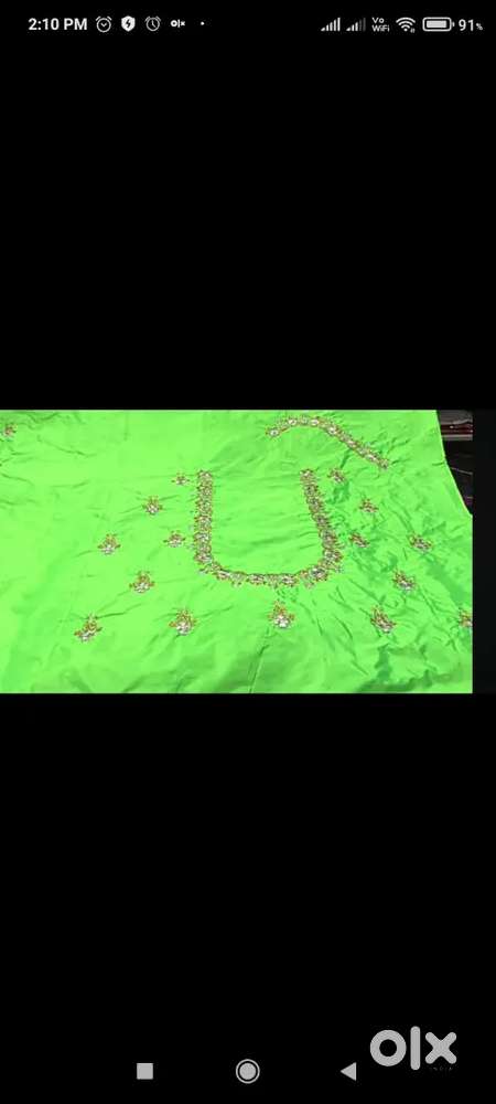 Computer embroidery blouse material