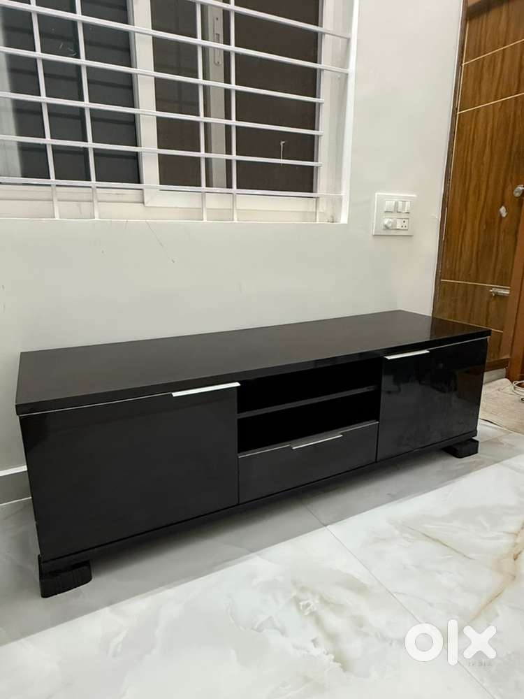 Black TV Stand / Entertainment Unit