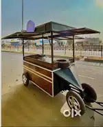 Food cart with tandoor