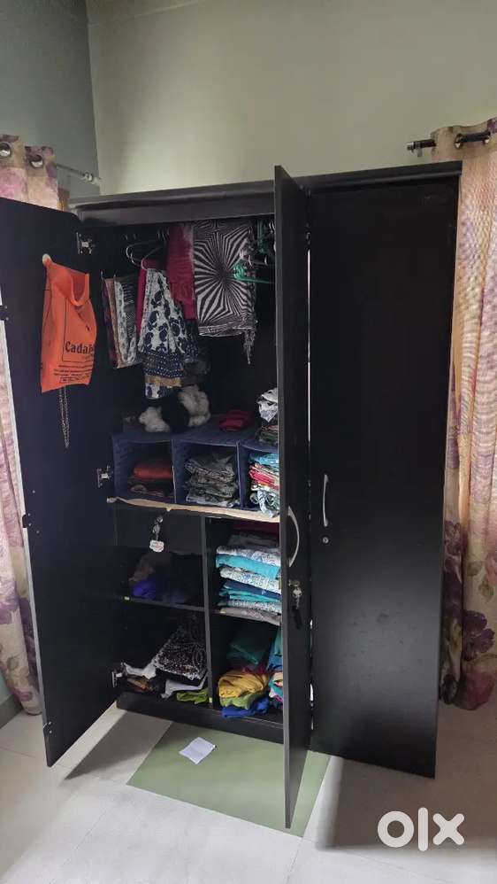 3 door Wardrobe from style spa black