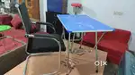 Study table with folding table and chair.
