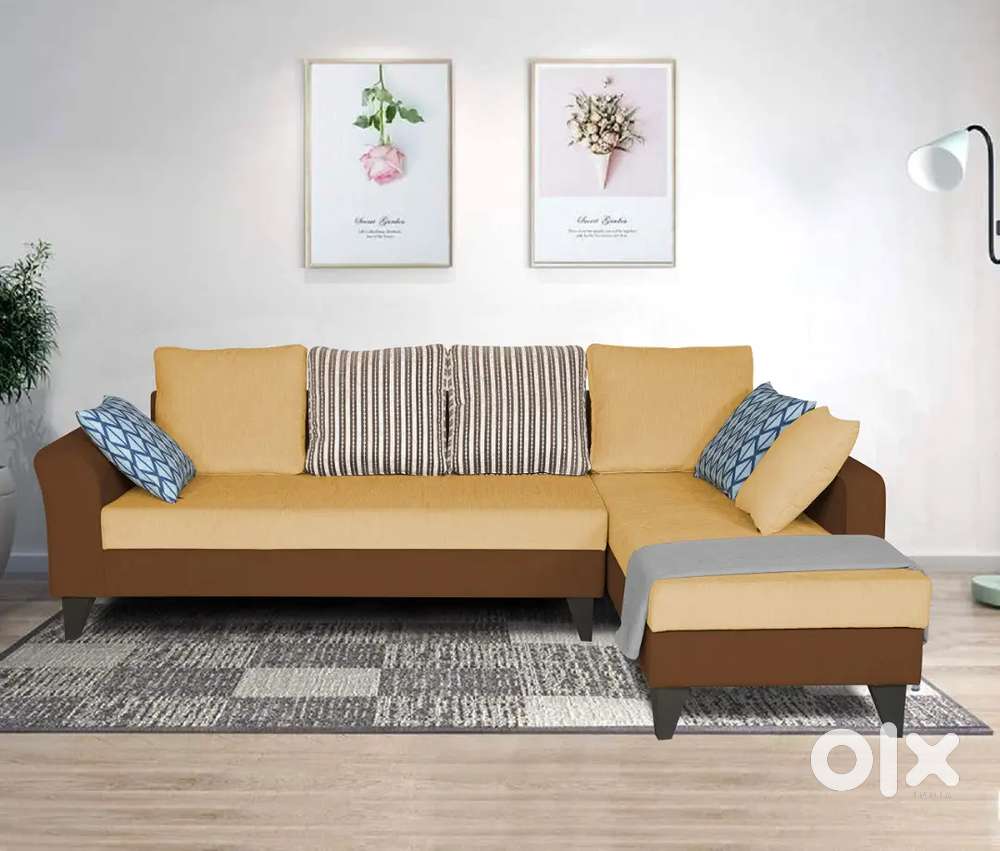 Today special offer buy new sofa 7999 L sofa 15999 EMI Available